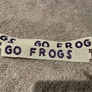 TCU purse strap